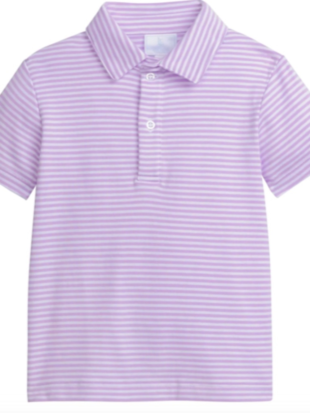 Short Sleeve Polo - Lavender Stripe (Size: 3T) NWT